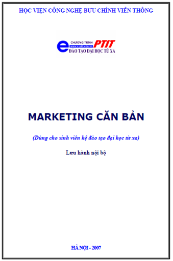 Marketing Căn Bản (NXB Hà Nội 2007) - Nguyễn Thượng Thái, 236 Trang