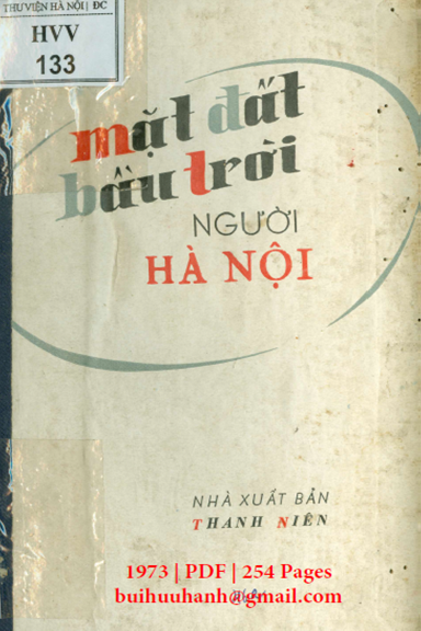 Mặt Đất, Bầu Trời Người Hà Nội (NXB Thanh Niên 1973) - Nhiều Tác Giả, 254 Trang