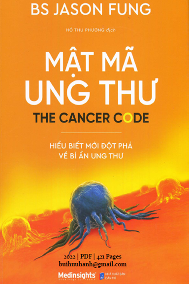 Mật Mã Ung Thư (NXB Dân Trí 2022) - Jason Fung, 421 Trang