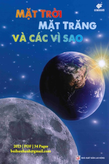 Mặt Trời Mặt Trăng Và Các Vì Sao (NXB Lao Động 2023) - Cewbooks, 34 Trang