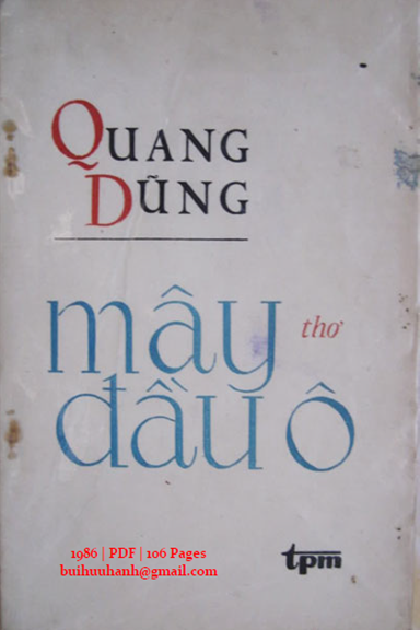 Mây Đầu Ô (NXB Tác Phẩm Mới 1986) - Quang Dũng, 106 Trang