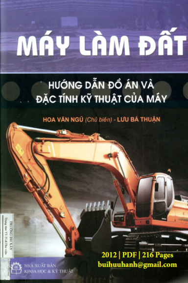 Máy Làm Đất (NXB Khoa Học Kỹ Thuật 2012) - Hoa Văn Ngũ, 216 Trang