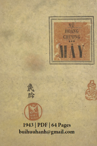 Mây (NXB Đời Nay 1943) - Vũ Hoàng Chương, 64 Trang