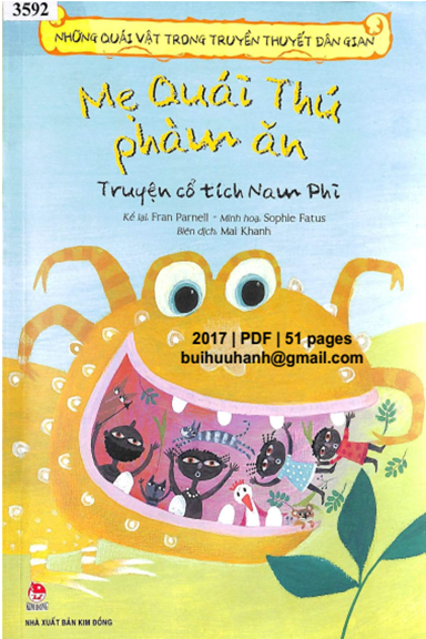 Mẹ Quái Thú Phàm Ăn (NXB Kim Đồng 2017) - Fran Parnell, 51 Trang