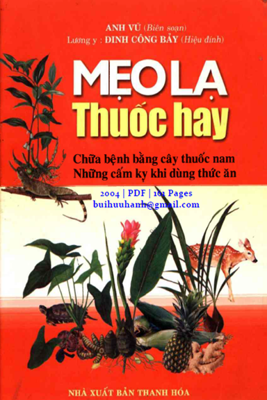 Mẹo Lạ Thuốc Hay (NXB Thanh Hóa 2004) - Anh Vũ, 161 Trang