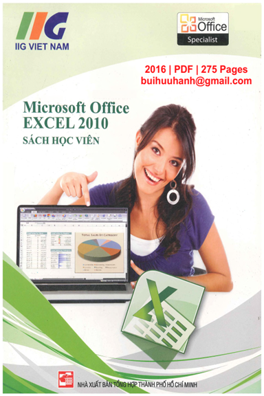Microsoft Office Excel 2010-Phần Nền Tảng (NXB Tổng Hợp 2016) - Nguyễn Thành Trung, 275 Trang