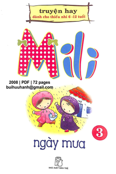 Mili Ngày Mưa Tập 3 (NXB Trẻ 2008) - Hà Hải Châu, 72 Trang