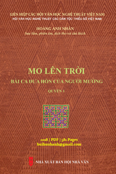Mo Lên Trời-Bài Ca Đưa Hồn Của Người Mường Quyển 1 (NXB Hội Nhà Văn 2018) - Hoàng Anh Nhân