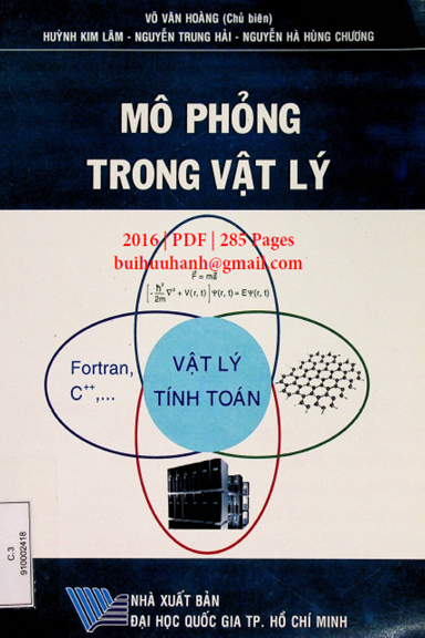 Mô Phỏng Trong Vật Lý (NXB Đại Học Quốc Gia 2016) - Võ Văn Hoàng, 285 Trang
