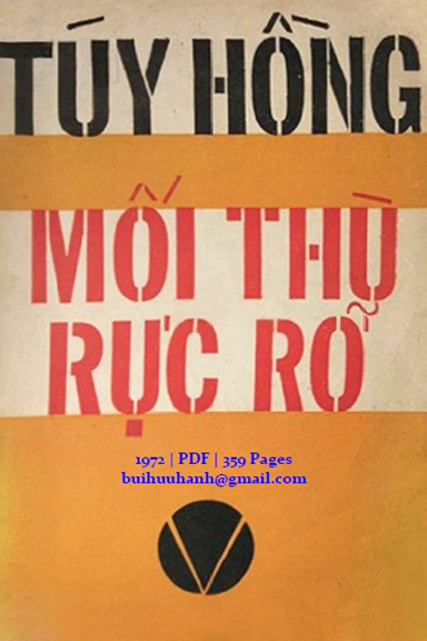 Mối Thù Rực Rở (NXB Nguyễn Đình Vượng 1972) - Túy Hồng, 359 Trang