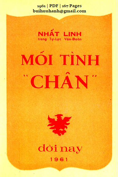 Mối Tình Chân (NXB Đời Nay 1961) - Nhất Linh, 167 Trang