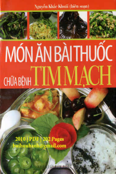 Món Ăn Bài Thuốc Chữa Bệnh Tim Mạch (NXB Đồng Nai 2010) - Nguyễn Khắc Khoái, 202 Trang