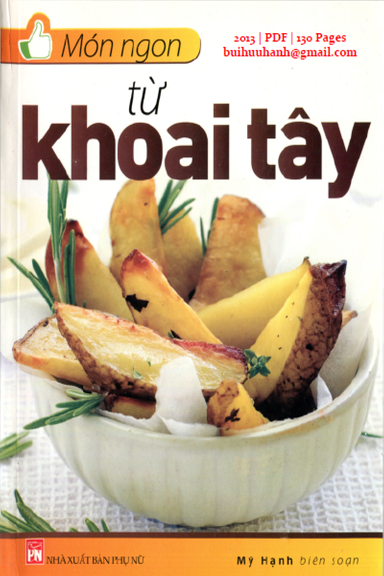 Món Ngon Từ Khoai Tây (NXB Phụ Nữ 2013) - Mỹ Hạnh, 130 Trang