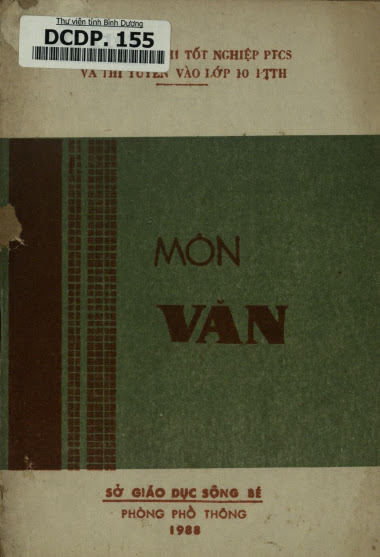 Môn Văn (NXB Sông Bé 1988) - Nhiều Tác Giả, 59 Trang