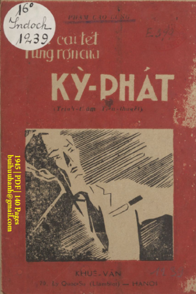 Một Cái Tết Rùng Rợn Của Kỳ Phát (NXB Khuê Văn 1945) - Phạm Cao Củng, 140 Trang