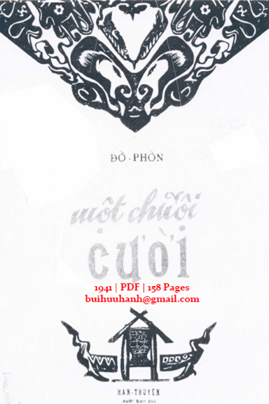 Một Chuỗi Cười (NXB Hàn Thuyên 1941) - Đồ Phồn, 158 Trang