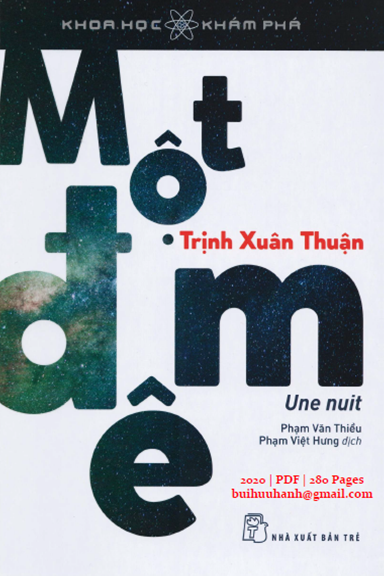 Một Đêm (NXB Trẻ 2020) - Trịnh Xuân Thuận, 280 Trang