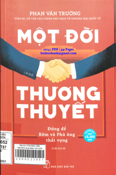 Một Đời Thương Thuyết (NXB Trẻ 2024) - Phan Văn Trường, 341 Trang