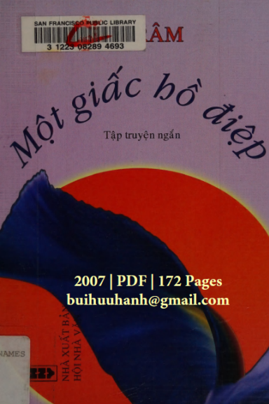 Một Giấc Hồ Điệp (NXB Hội Nhà Văn 2007) - Lê Trâm, 172 Trang