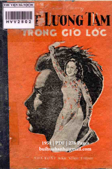 Một Lương Tâm Trong Gió Lốc (NXB Vĩnh Thịnh 1951) - Lê Văn Trương, 278 Trang