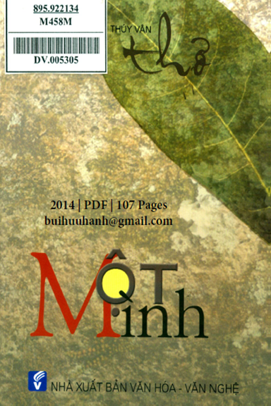 Một Mình (NXB Văn Hóa Văn Nghệ 2014) - Nguyễn Thị Thúy Vân, 107 Trang