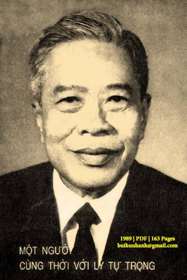 Một Người Cùng Thời Với Lý Tự Trọng (NXB Cửu Long 1989) - Trần Thanh Phương, 163 Trang