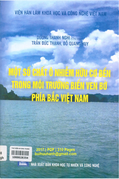Một Số Chất Ô Nhiễm Hữu Cơ Bền Trong Môi Trường Biển Ven Bờ Phía Bắc Việt Nam - Dương Thanh Nghị