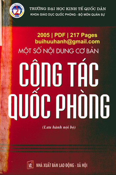Một Số Nội Dung Cơ Bản Về Công Tác Quốc Phòng (NXB Lao Động Xã Hội 2005) - Lê Chí Hùng, 217 Trang