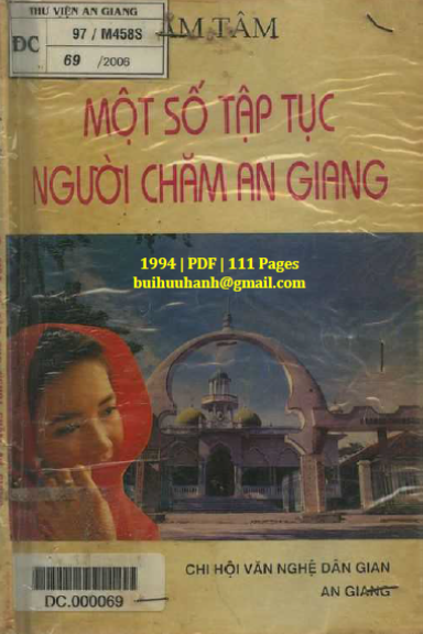 Một Số Tập Tục Người Chăm An Giang (NXB An Giang 1994) - Lâm Tâm, 111 Trang