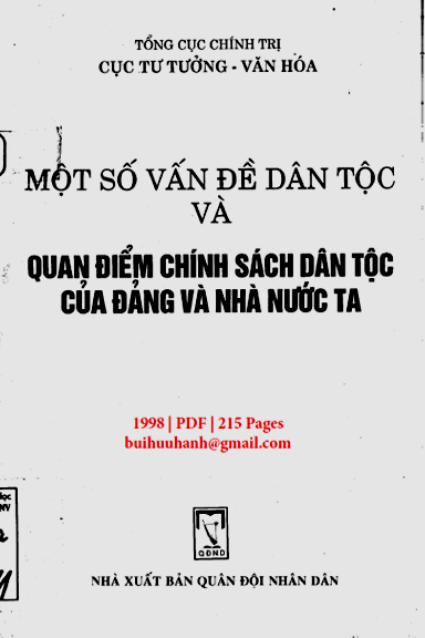 Một Số Vấn Đề Dân Tộc Và Quan Điểm Chính Sách Dân Tộc Của Đảng Và Nhà Nước Ta