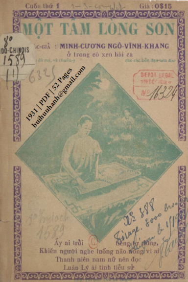 Một Tấm Lòng Son Cuốn 1-3 (NXB Tín Đức Thư Xã 1931) - Ngô Vĩnh Khang, 126 Trang