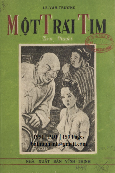 Một Trái Tim Quyển 2 (NXB Vĩnh Thịnh 1951) - Lê Văn Trương, 150 Trang
