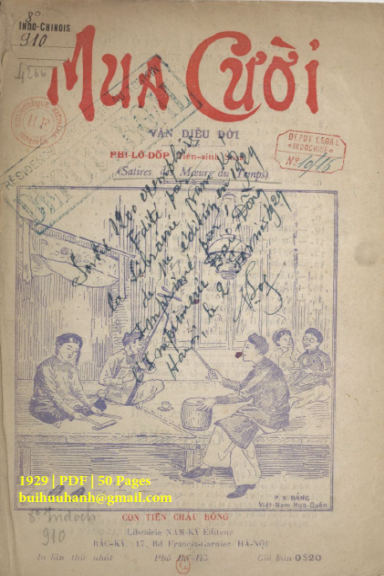 Mua Cười (NXB Nam Ký 1929) - Phi Lô Dốp, 50 Trang