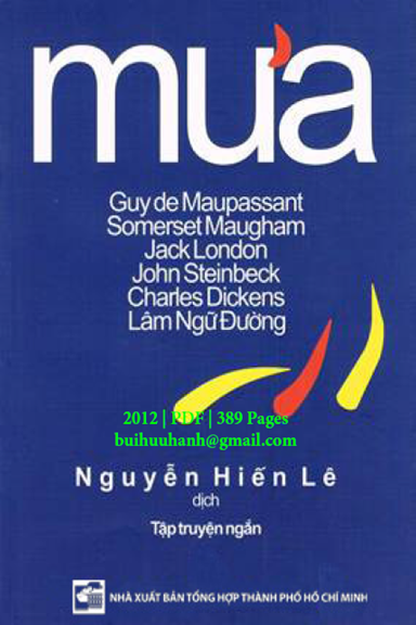 Mưa (NXB Tổng Hợp 2012) - Nguyễn Hiến Lê, 389 Trang