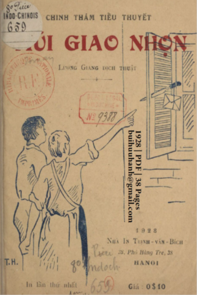 Mũi Giao Nhọn (NXB Trịnh Văn Bích 1928) - Lương Giang, 38 Trang