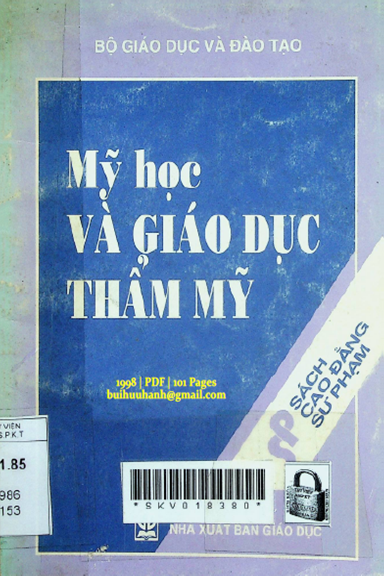 Mỹ Học Và Giáo Dục Thẩm Mỹ (NXB Giáo Dục 1998) - Vũ Minh Tâm, 101 Trang