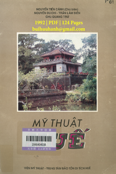 Mỹ Thuật Huế (NXB Mỹ Thuật 1992) - Nguyễn Tiến Cảnh, 124 Trang