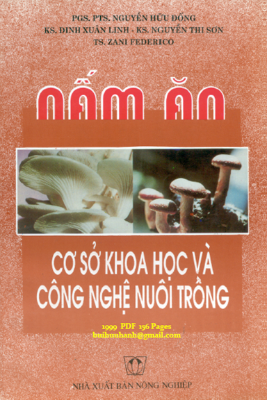 Nấm Ăn Cơ Sở Khoa Học Và Công Nghệ Nuôi Trồng (NXB Nông Nghiệp 1999) - Nguyễn Hữu Đống, 156 Trang