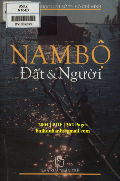 Nam Bộ Đất Và Người Tập 1 (NXB Trẻ 2004) - Huỳnh Lứa, 362 Trang