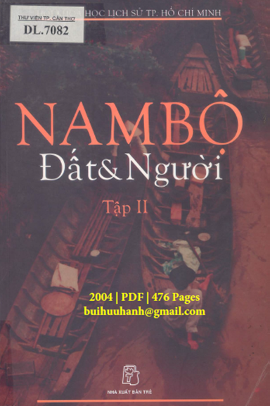 Nam Bộ Đất Và Người Tập 2 (NXB Trẻ 2004) - Huỳnh Lứa, 476 Trang