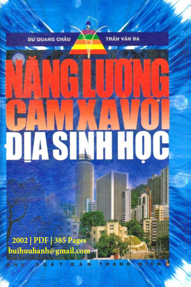 Năng Lượng Cảm Xạ Với Địa Sinh Học (NXB Thanh Niên 2002) - Dư Quang Châu, 385 Trang