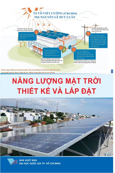 Năng Lượng Mặt Trời Thiết Kế Và Lắp Đặt (NXB Đại Học Quốc Gia 2017) - Võ Viết Cường, 294 Trang