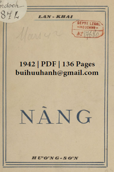 Nàng (NXB Hương Sơn 1942) - Lan Khai, 136 Trang