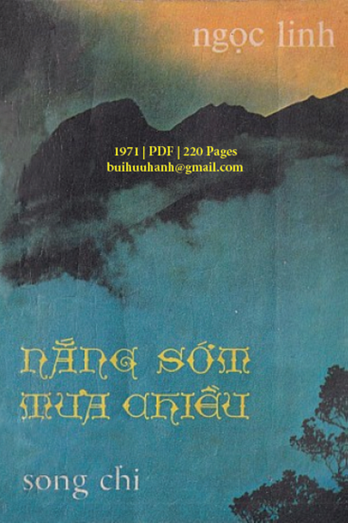 Nắng Sớm Mưa Chiều (NXB Song Chi 1971) - Ngọc Linh, 220 Trang