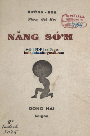 Nắng Sớm (NXB Đồng Nai 1943) - Hường Hoa, 66 Trang