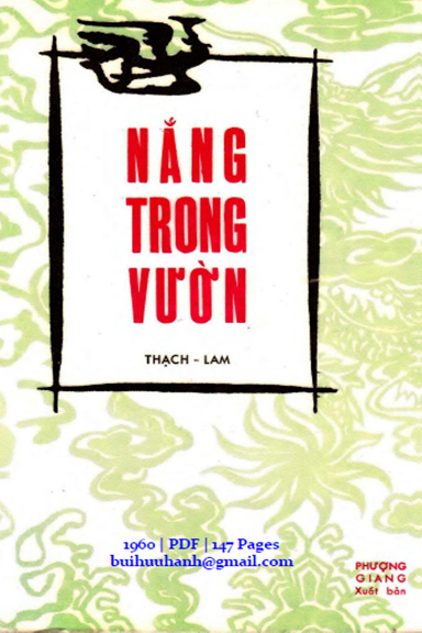 Nắng Trong Vườn (NXB Phượng Giang 1960) - Thạch Lam, 147 Trang