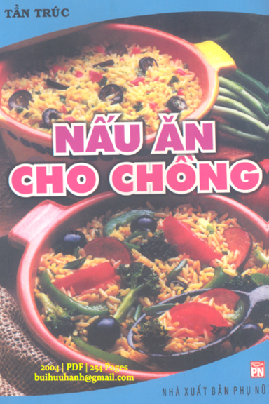 Nấu Ăn Cho Chồng (NXB Phụ Nữ 2004) - Tần Trúc, 254 Trang