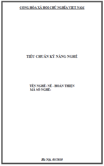 Nề-Hoàn Thiện (NXB Hà Nội 2010) - Trịnh Quang Vinh, 206 Trang