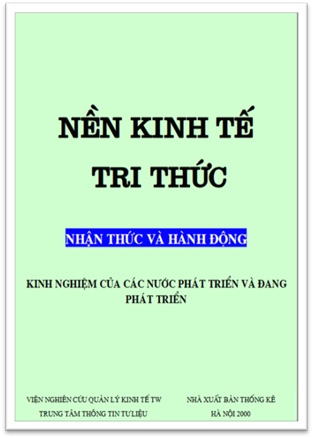 Nền Kinh Tế Tri Thức Nhận Thức Và Hành Động (NXB Thống Kê 2000) - Nhiều Tác Giả, 183 Trang