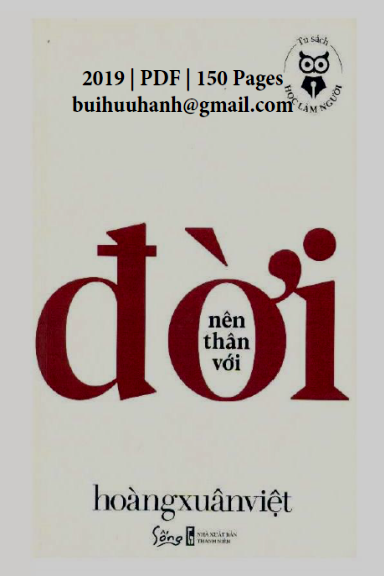 Nên Thân Với Đời (NXB Thanh Niên 2019) - Hoàng Xuân Việt, 150 Trang